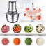 SOKANY LB7005A Mini Wonder Chopper Dual Speed 3.0L Large Capacity Stainless Steel Bowl Multifunctional Blender and Chopper image