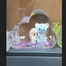 SP Traders Resin Moulds Cloud Shaped Resin Trinket Dish with Cute Teddy and Glitter Flakes (Design Or Color Any) image
