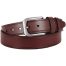 SSB Leather Classic Dark Maroon One Part Leather Belt For Men image