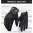 SUOMY SU09 Motorcycle Full Touch Enable Racing Glove Moto Motocross Gants - 1Pair image