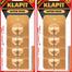 SUPER HOOK Heavy Duty Adhesive, Holds 11 Pounds or 5Kg Weight, Waterproof and Damage Free for Wall, Tile, Wood, Stone, Glass, Metal, Made of Steel, 4Pcs, Gold image