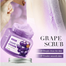 Sadoer Grape Bath Salt Scrub - Body And Face Exfoliator 350gm image
