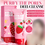 Sadoer Strawberry Vc Facial Cleanser Factory Pore Shrink And Glowing Skin Face Wash 100gm image