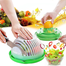 Salad Cutter Bowl,Salad Chopper Bowl,Fruit Vegetable Cut Set,Upgraded Salad Make, Fresh Salad Slicer,Approved for Kitchen image
