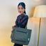 Samia Craft New olive Color Trendy Front Pocket Shoulder Bag image