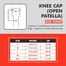 Samson Knee Cap Open Patella Gel Pad (Single) image