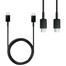 Samsung Fast Charging USB Type-C to Type-C Cable(3A) - Black image