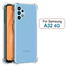 Samsung Galaxy A32 Premium Silicone Case Crystal Clear Soft TPU Ultra-Thin Transparent Flexible Protective Mobile Phone Back Cover image