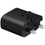 Samsung TA800 25W PD Super Fast travel Adapter 3 pin - Black image