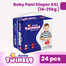 Savlon Twinkle Pant System Baby Diaper (14-25 kg) (24 Pcs) image