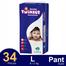 Savlon Twinkle Pant System Baby Diaper (8-15 kg) (34 Pcs) image
