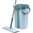 Scratch Mop and Bucket Set - Hands-Free Flat Mop System for Easy Floor Cleaning image