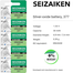 Seizaiken 377 SR626SW 1.55V 0 Percent Hg Silver Oxide Watch Battery Made In Japan image