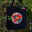 Sevendays Dhaka(Round) Canvas Black Tote Bag image