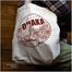Sevendays Dhaka Line (Brown Print Round) White Canvas Tote Bag with Inside Pocket image