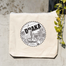 Sevendays Dhaka Line White (Round) Canvas Tote Bag image