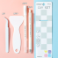 Shanzhi 4-Piece DIY Handbook Tool Set – Dot Glue Pen, Tweezers, Shovel and Art Knife for Craft Decoration image