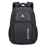 Shaolong Large Capacity College Backpack - Black image