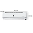 Sharp Split Wall Type Inverter Air Conditioner 1.0 Ton - AH-XP12WMT image