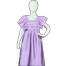 Shilpaholic Lavender Fairy Dress for Kids image