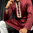 Shilpaholic Velvet Maroon Panjabi image