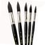 Art Shami Round Watercolor Paintbrushes 5 Pcs Set (Any Colour) image
