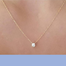 Shiny Zircon Invisible Transparent Thin Line Simple Choker Necklace Women Jewelry Collana Kolye Bijoux Collares Collier Femme image