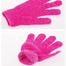 Shower Gloves Exfoliating Wash Skin Spa Bath Gloves Foam Bath Skid Resistance Body Mage Cleaning Loofah Scrubber -1pcs image