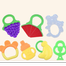 Silica Gel Baby Banana Hand Teether CN -1 Pcs image