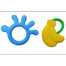 Silica Gel Baby Banana Hand Teether CN -1 Pcs image