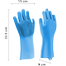 Silicon Dish Washing Kitchen Hand Gloves - 1Pair (Any Color) image