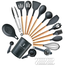 Silicon Utensils Set With Plastic Holder image
