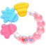 Silicone Baby Hand Teether With Jhunjhuni CN - 1pcs image