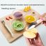 Silicone Baby Soft Head Spoon Children To Eat Spoon Supplementary Food Bowl Spoon -1pcs image