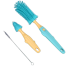 Silicone Feeder Bottole and Nipple Cleaning Brush - 1 set[Any Color] image