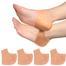 Silicone Gel Heel Pad Socks For Heel Swelling Pain Relief Dry Hard Cracked Heels Repair Cream Foot Care Ankle Support Cushion - For Men And Women Set Of 2 image