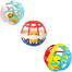 Silicone Head Modelland Scratching The Ball Baby Hand Teether With Jhunjhuni CN -1pcs image