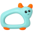 Silicone Head Ox Baby Hand Teether With jhunjhuni CN -1pcs image