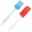 Silicone Oil And Spatula Pastry Brush-2 Pcs Set image