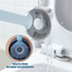 Silicone Round Toilet Brush – Flexible, Hygienic and Wall-Mounted Design image
