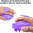 Silicone Scalp Hair Massager Shower Brush Comb Tool Any Color - 1 Pcs image
