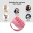 Silicone Shampoo Scalp Hair Massager Shower Brush Comb Care Tool -1 Pcs image