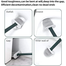 Silicone Toilet Brush And Holder Set With Wall-Mount Design image