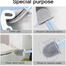 Silicone Toilet Brush And Holder Set With Wall-Mount Design image