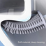 Silicone Toilet Brush And Holder Set With Wall-Mount Design image