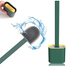 Silicone Toilet Brush And Holder Set With Wall-Mount Design image