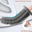 Silicone Toilet Brush And Holder Set With Wall-Mount Design image