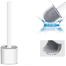 Silicone Toilet Brush And Holder Set With Wall-Mount Design image