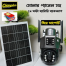 Sim Card Support 24 Hours Backup 4G Outdoor Waterproof Solar System Dual Lens Camera image