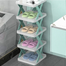 Buy Simple Shoe Rack Folding Shoe Cabinet Multi-layer Shoes Storage Organizer With Tom and Jerry Random Key Ring (Any One) FREE image
